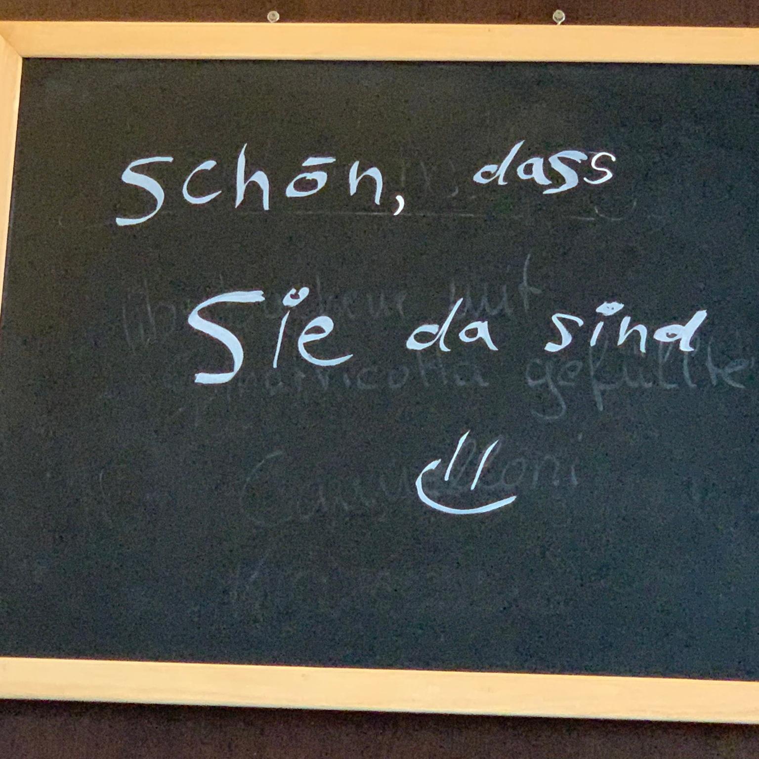Schön, dass Sie da sind