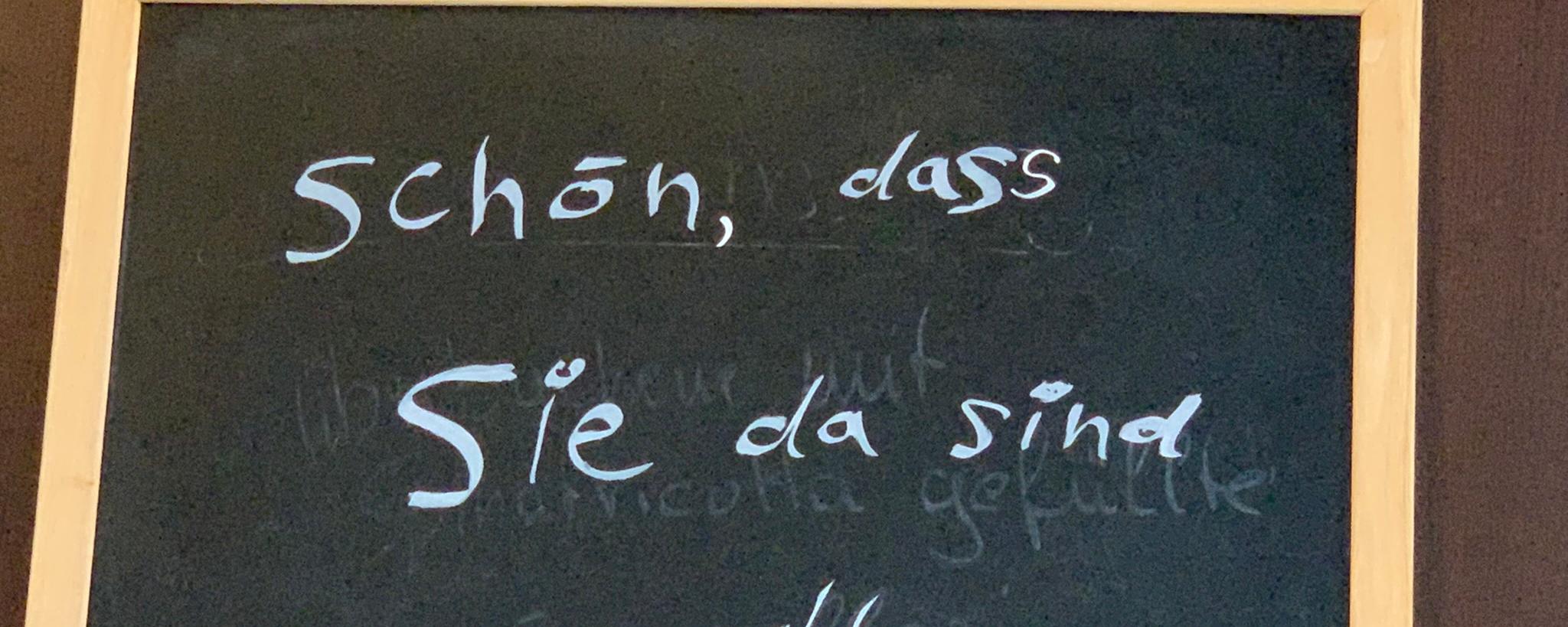 Schön, dass Sie da sind