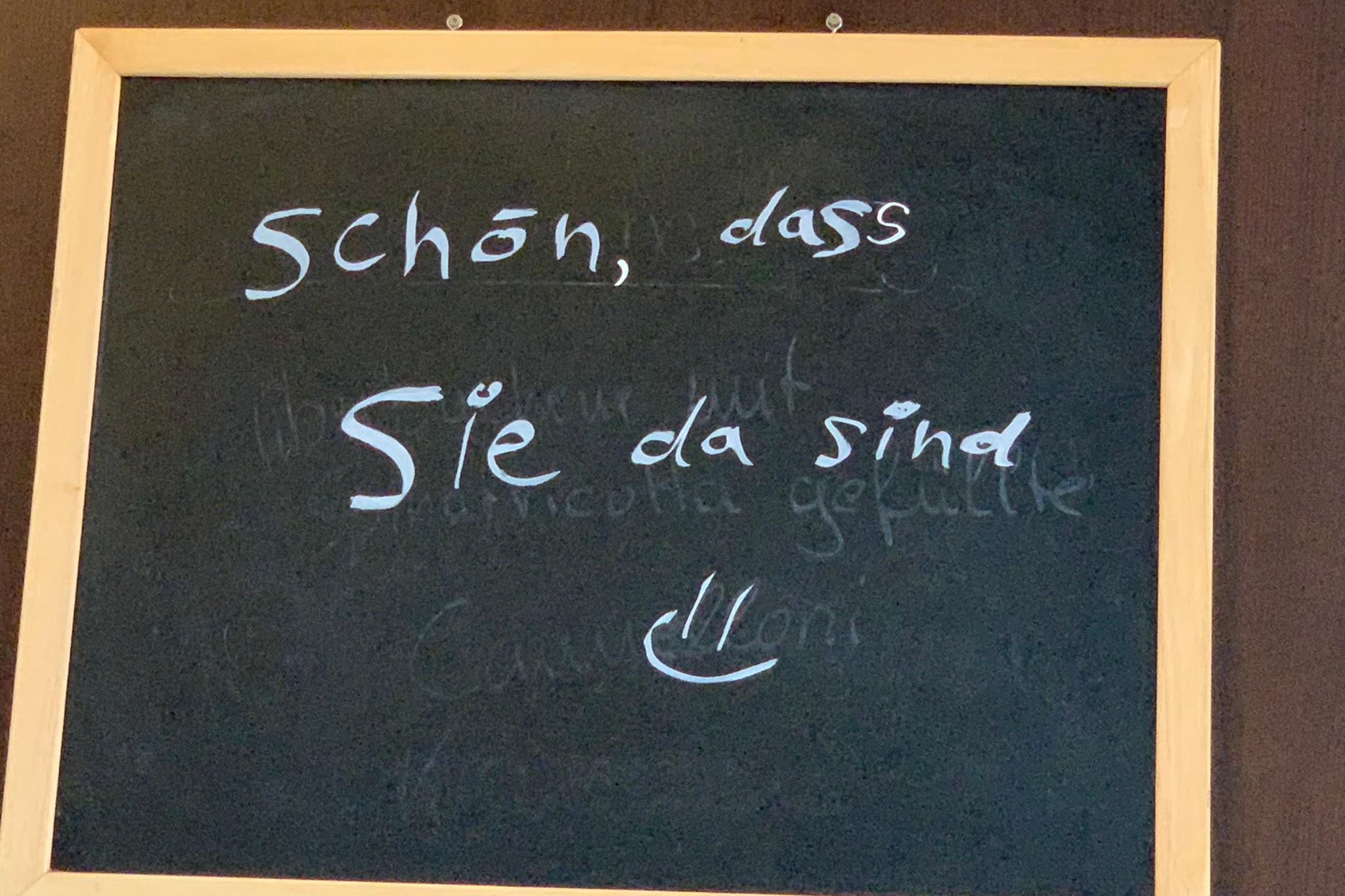 Schön, dass Sie da sind